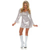 Disco 70's-Platinum Adult Costume