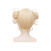 Anime My Hero Academia Himiko Toga Short Blonde Cosplay Wigs with Vampire Teeth