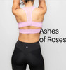 Fine Heather Racerback Bra Top with Mesh Inserts - Womens