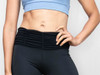 Power Mesh Rouched Waist Legging - Womens