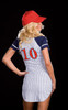 Dream Girl Grand Slam Light Blue Baseball Costume