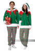 Elf Fleece Jumpsuit Adult Costume