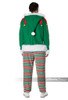 Elf Fleece Jumpsuit Adult Costume