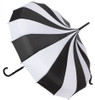 Sourpuss Pagoda Umbrella Black/White