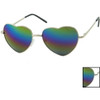 Heart Shape Sunglasses w/Rainbow Revo Lenses