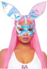 Holographic Bunny Ear Mask