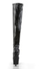 ADORE-30007 " (17.8cm) Stiletto Heel, 2 3/4" (7cm) Platform Plain Stretch Platform Thigh Boot