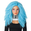 Crimped 'N Kooky Blue Wig
