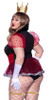 Plus Ravishing Red Queen Costume