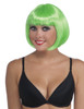 Wig Neon Bob Green