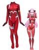 Anime DARLING in the FRANXX 02 Zero Two Jumpsuit Cosplay Costumes