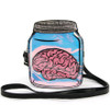 Brain In A Jar Crossbody Bag In Vinyl Material