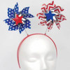 Pinwheel Patriotic Headband