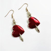 Heart Daggered Earrings