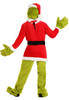 The Grinch Adult Santa Open Face Costume