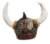 Viking Hat with Horns & Fur