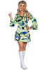 Swinging Sixties Green Dress Hippie