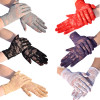 Lace Wrist Gloves Black Women