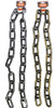 HALLOWEEN CHAIN PLASTIC PROP ANTIQUE GOLD/SILVER 48IN