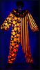 Blacklight Reactive Nightlight Clown Adult Costume