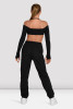 Girls Criss Cross Bolero Crop Top
