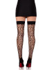 Fractured Net Thigh Highs