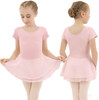 Eurotard Girls Cotton Lycra® Short Sleeve Dance Leotard