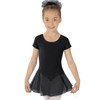 Eurotard Girls Cotton Lycra® Short Sleeve Dance Leotard