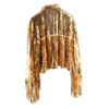 Tassel fringe sequin jacket