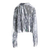 Tassel fringe sequin jacket