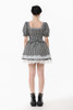 Noir striped circus dress