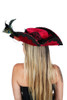 Pirate Hat with Feather and Accessories