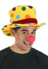 Yellow Clown Adult Top Hat
