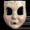 Designed using actual film assets, this injection-molded plastic mask captures every unsettling detail of the on-screen prop for maximum authenticity.