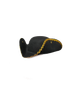 Black Tricorne w/Gold Trim