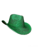 Glitter Cowboy Hat Green
