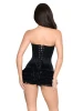 Steel Boned Satin Corset
