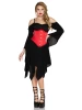 Steel Boned Satin Waist Cincher with Full Busk Closer and Lace-Up Back
