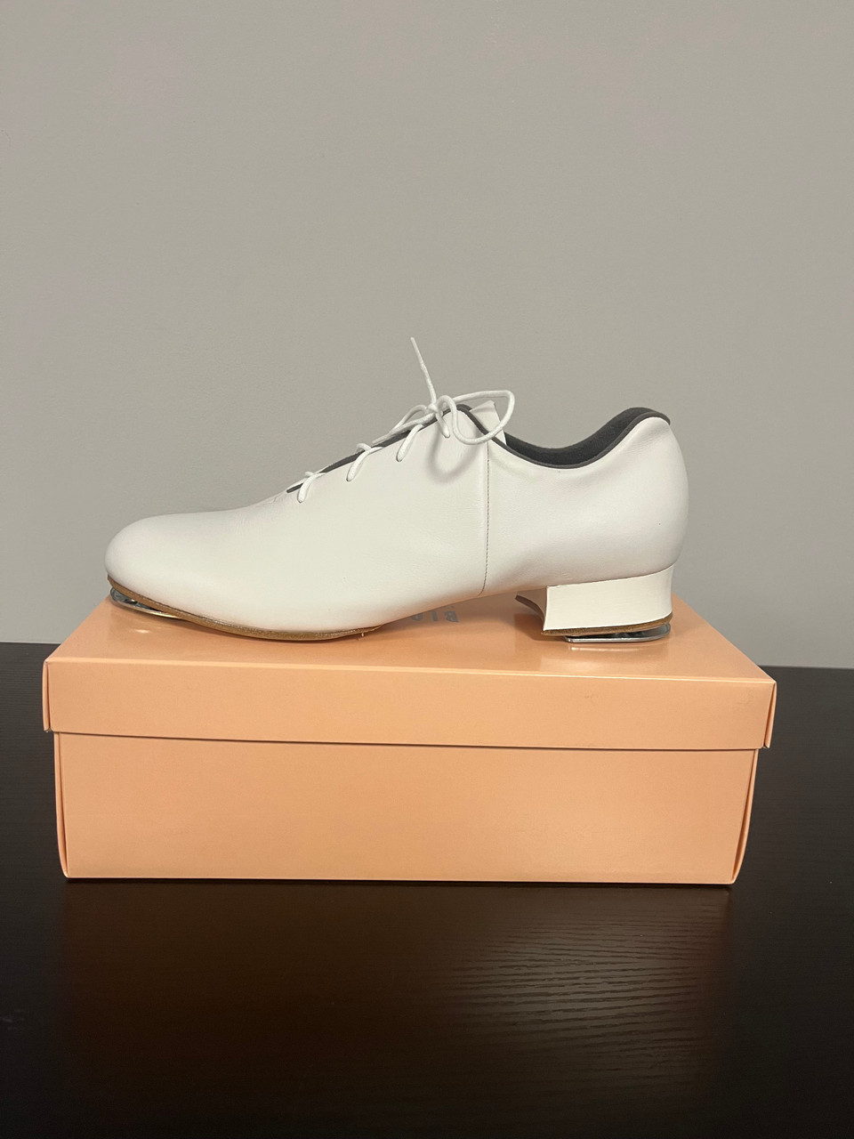Men's White Tap Flex w/ Stevens Stompers Clogging Taps