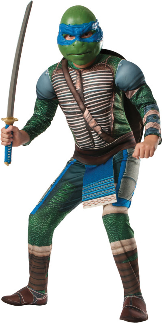 Teenage Mutant Ninja Turtles Leonardo Movie Toddler Costume, X-Small (3T-4T)