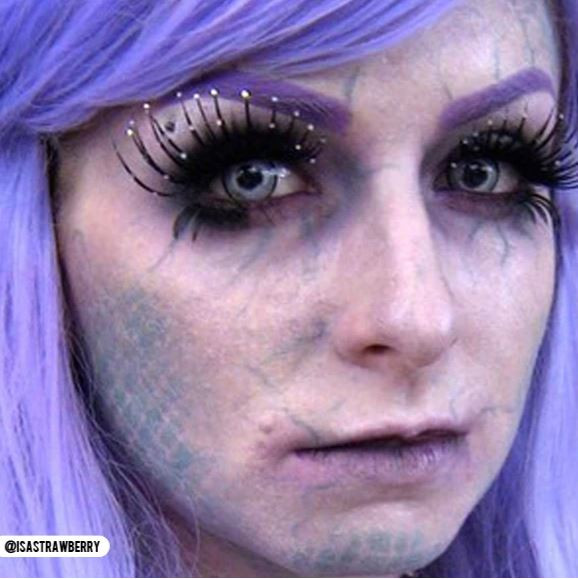 PRIMAL ® Ghost - Grey Colored Contact Lenses