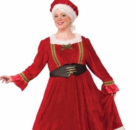 Claus Dress Mob Hat Corset Belt Plus Imaginations Costume