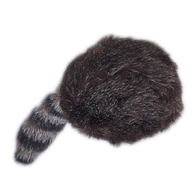 Fake Tail Davy Crockett Hat 