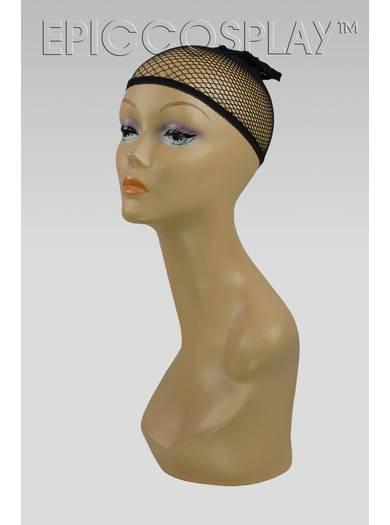 Meshed Wig Cap Black Imaginations Costume & Dance