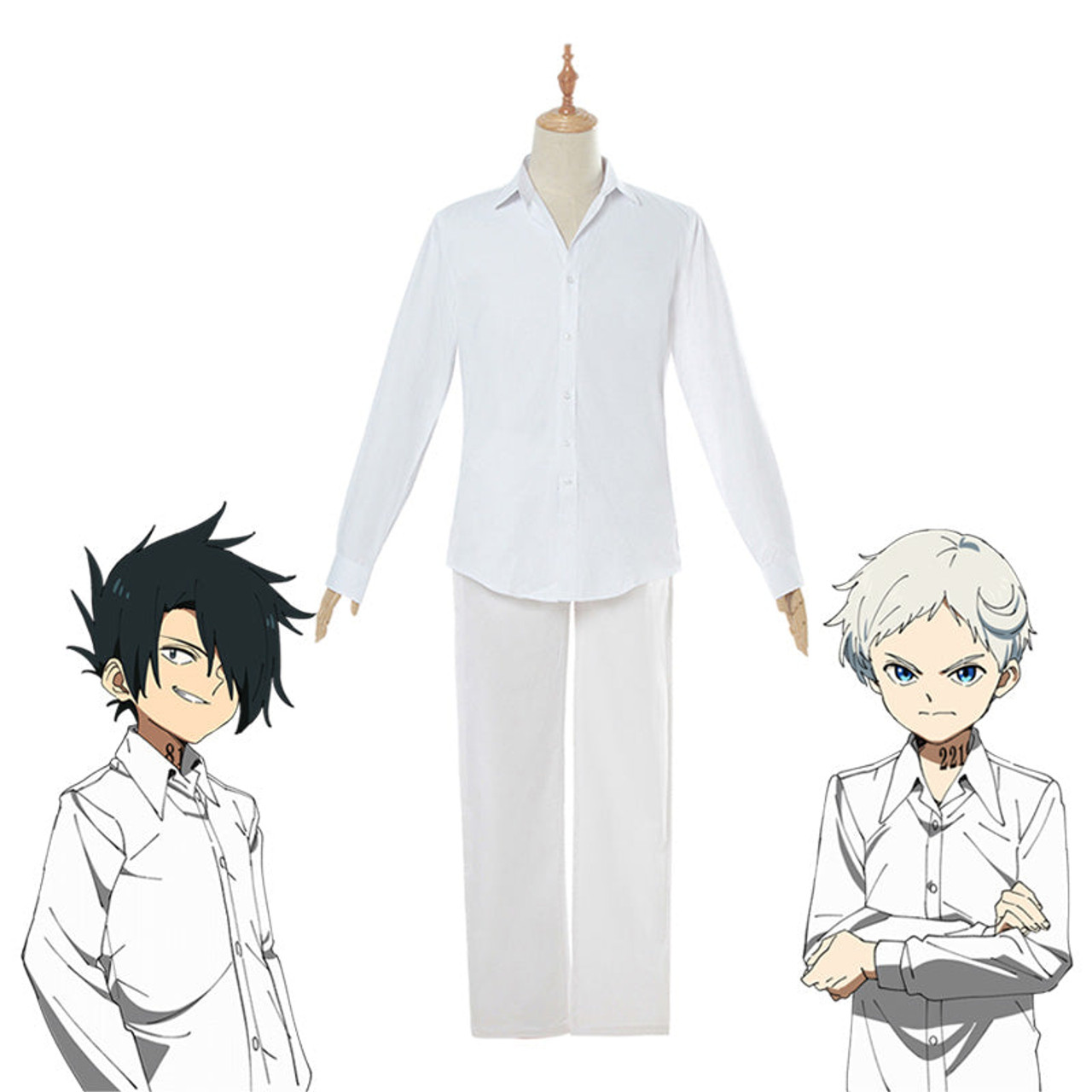The Promised Neverland Male Norman Ray Cosplay Costume