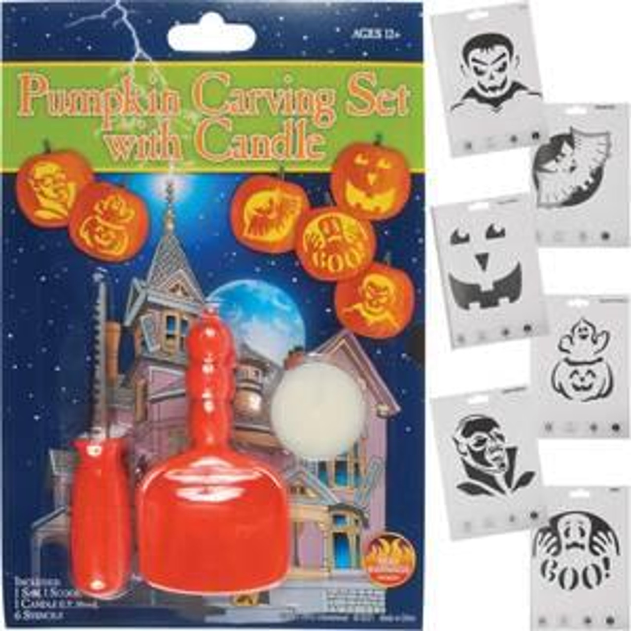 Carving Kit, Colossal Pumpkin Carving Kit, 10 Pieces