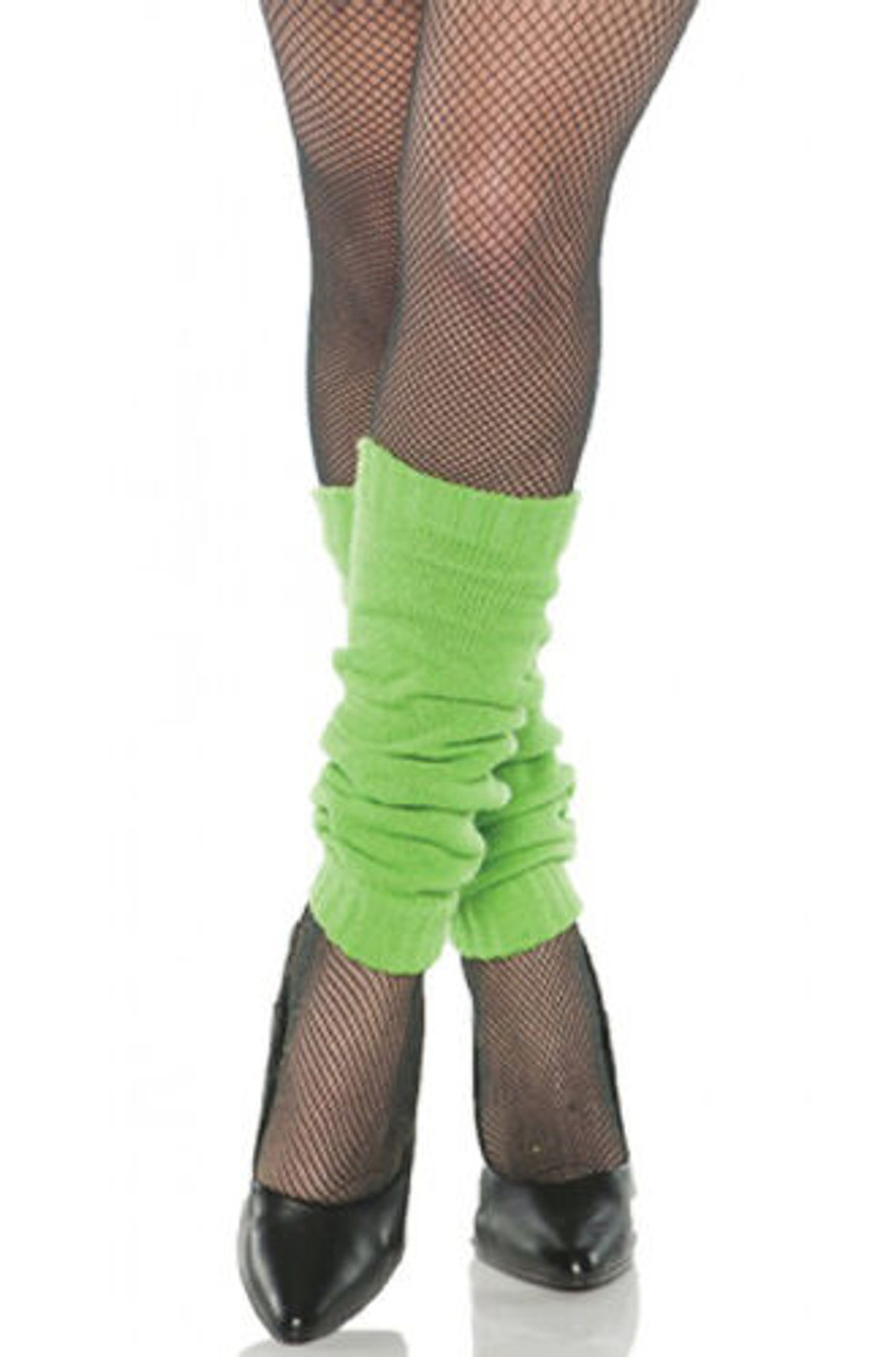 Lime Green Leg Warmers