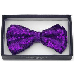 Purple Sequin Bowtie Imaginations Costume & Dance