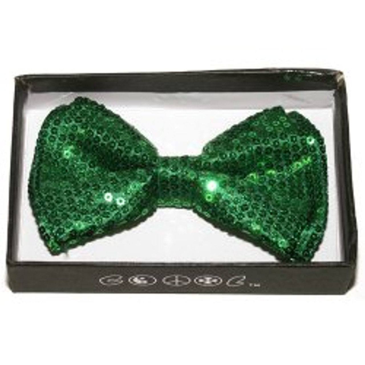 Green Sequin Bowtie Imaginations Costume And Dance 8089