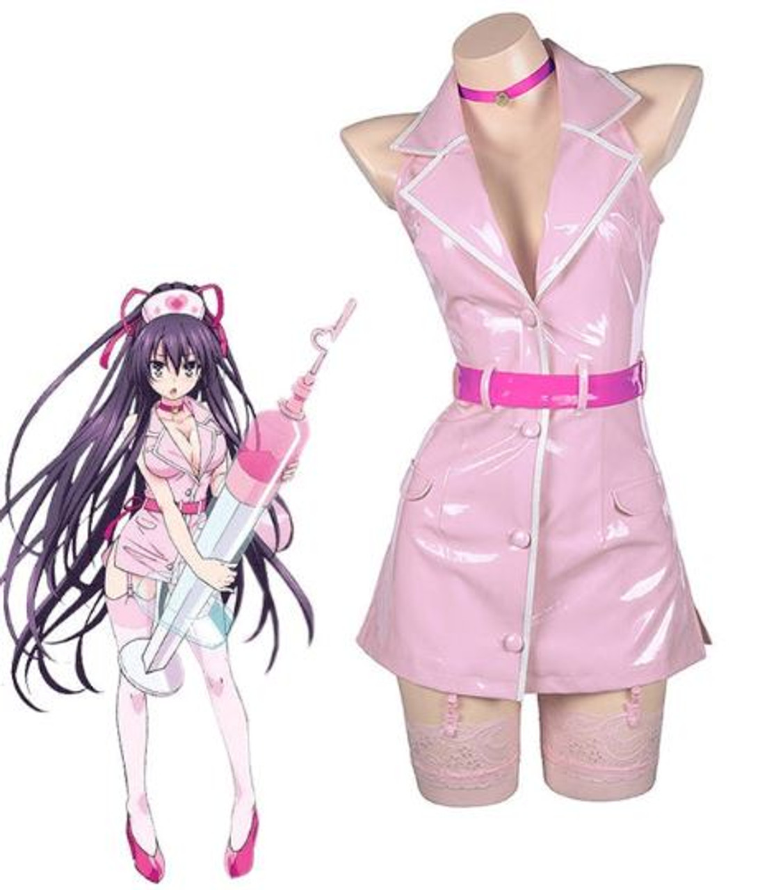 Anime Date A Live Tohka Yatogami Nurse Outfits Cosplay Costume Imaginations Costume Dance